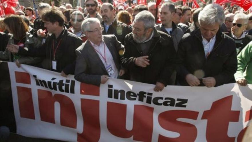 Manifestaciones contra la Reforma Laboral en sesenta ciudades