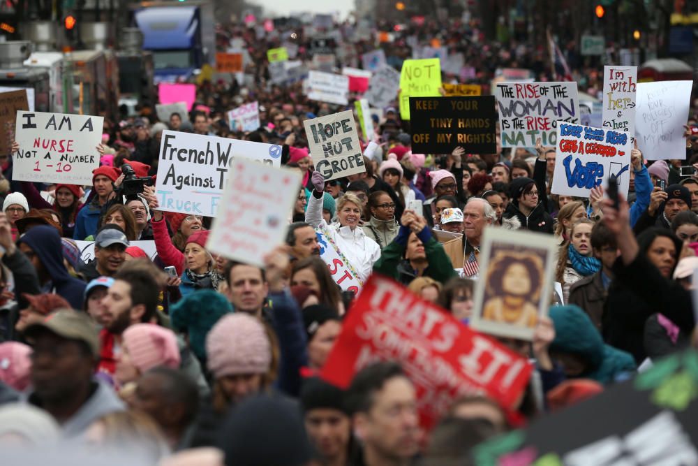 ''Marcha de las Mujeres'' contra Trump en Washington