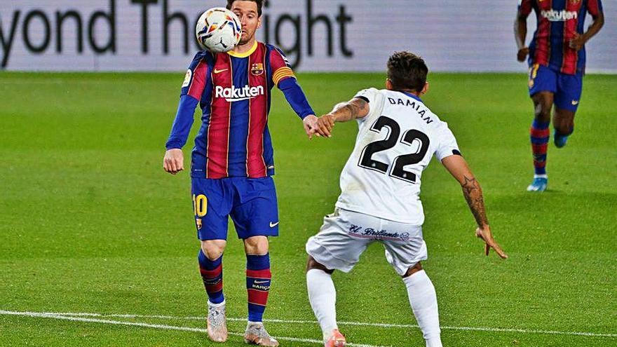 Leo Messi, dijous davant el Getafe.