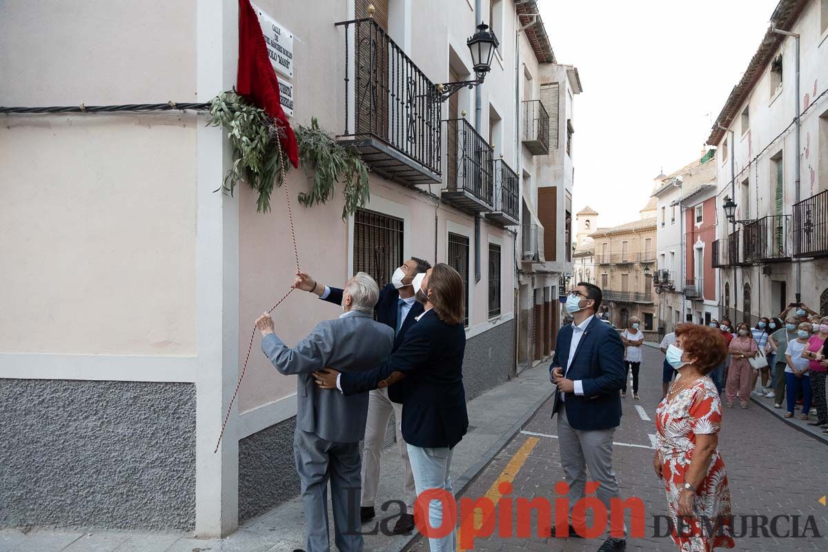 Caravaca dedica una calle a Manuel Sánchez Robles, Manolo 'Mané' - La  Opinión de Murcia