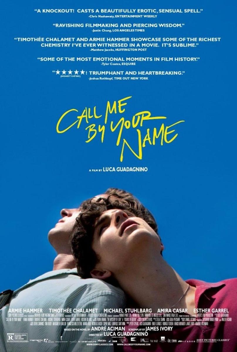 'Llámame por tu nombre', estreno el 26 de enero