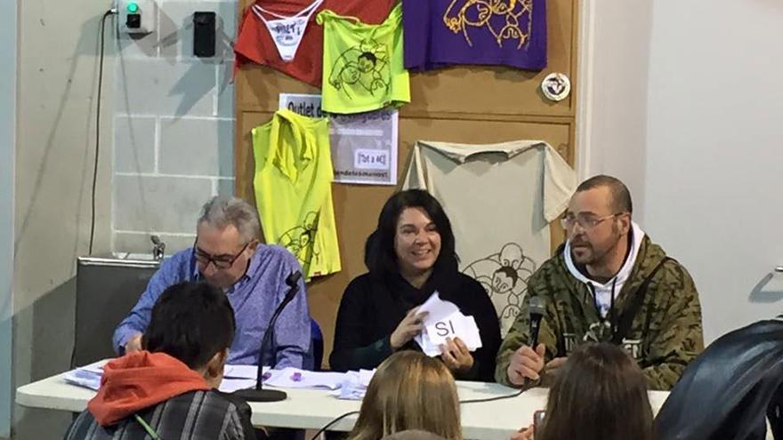 Un moment de l&#039;assemblea dels castellers.