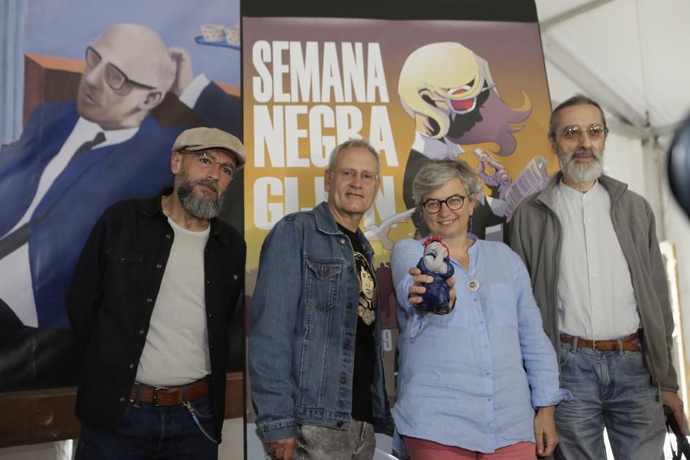 Presentación de la "Semana negra" en Gijón