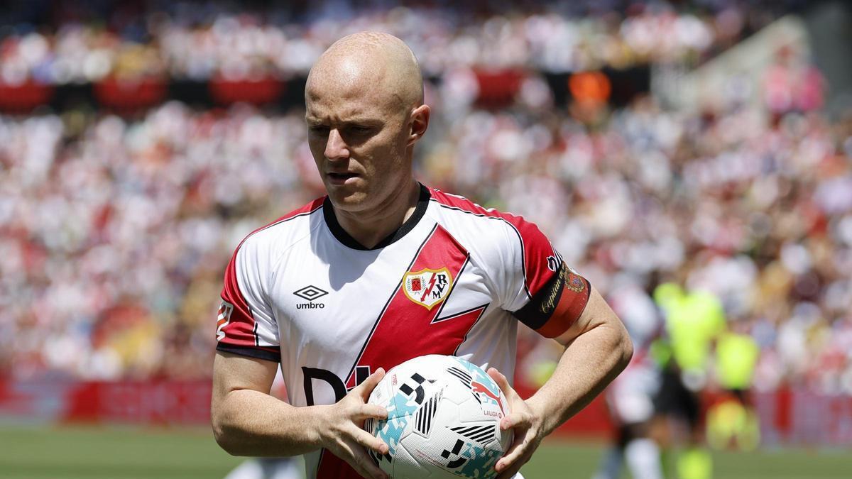 Isi Palazón, futbolista del Rayo Vallecano.