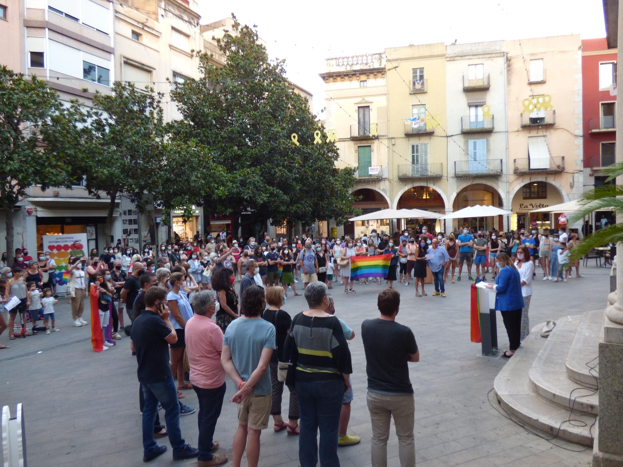 Concentració #justíciaperaSamuel a Figueres