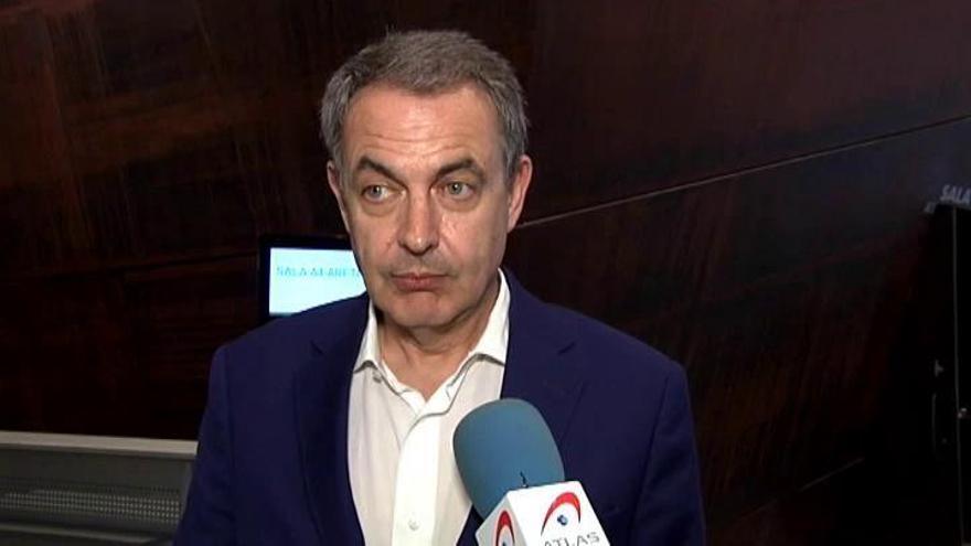 Zapatero pide "animar y apoyar" al nuevo Gobierno