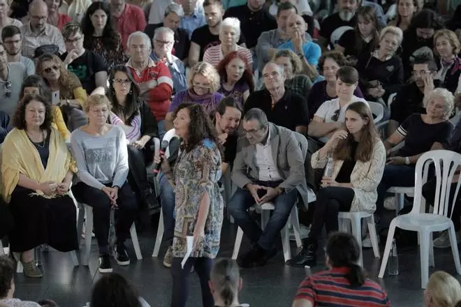 Pablo Iglesias arranca la campaña electoral en Palma