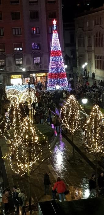 Luces de Navidad en Gijón