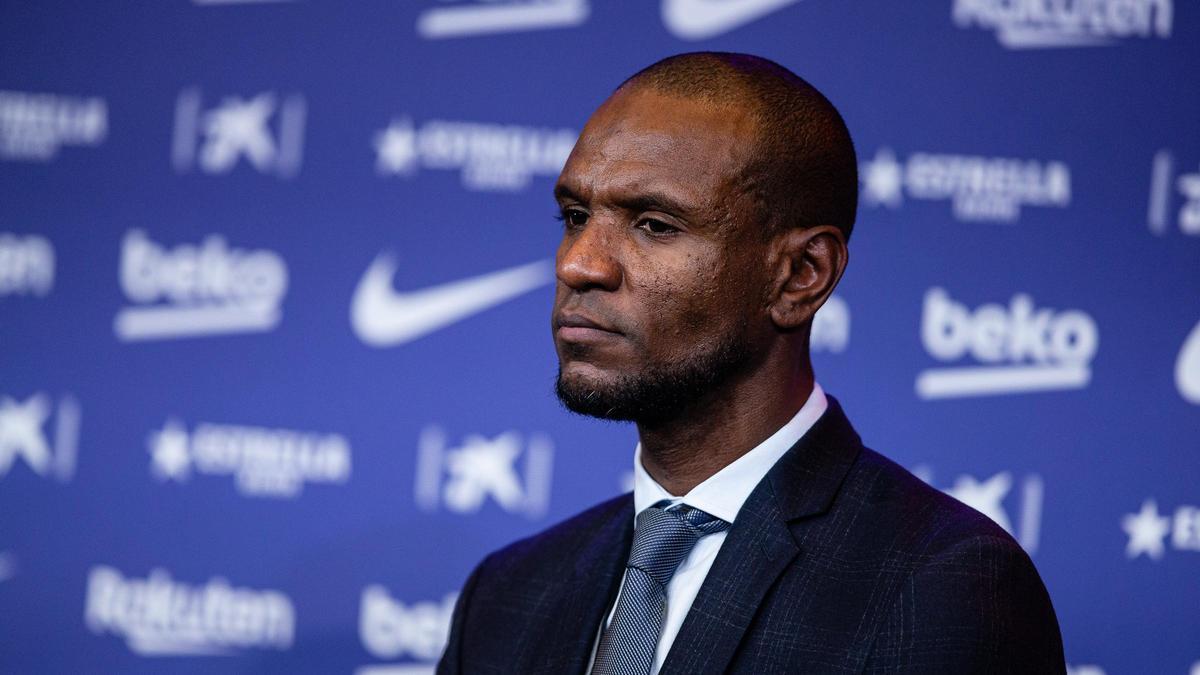 Eric Abidal durante  su etapa en el FC Barcelona.