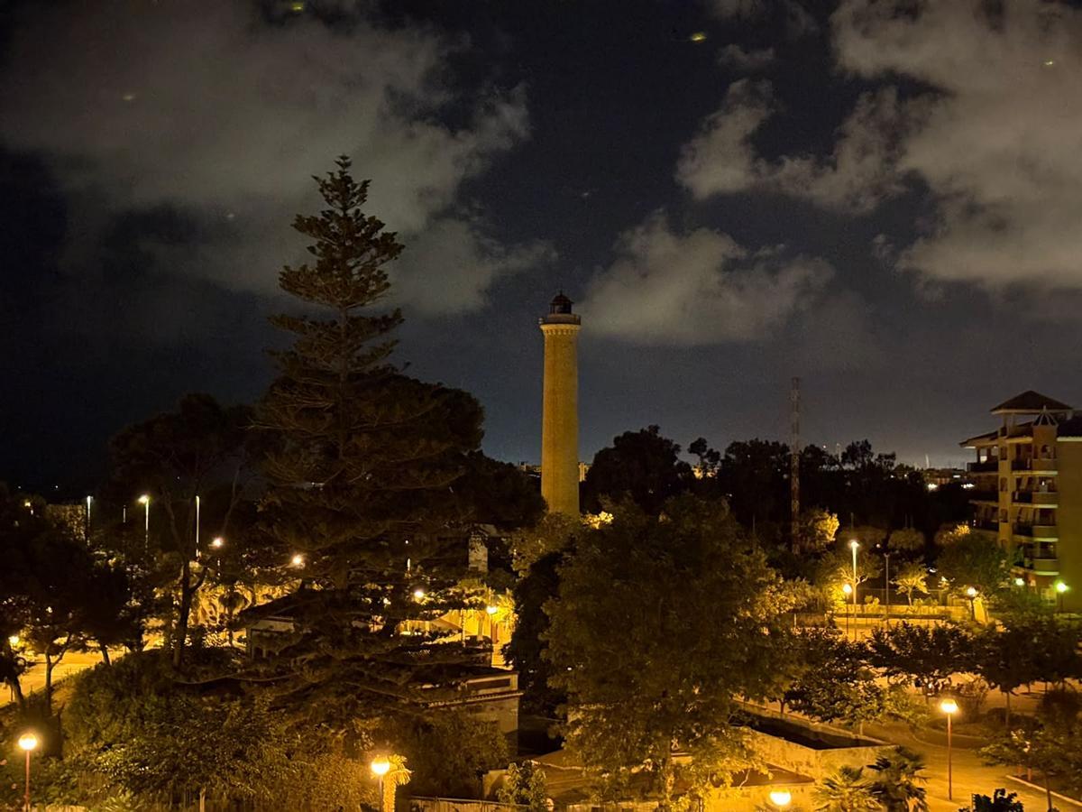 Faro de Canet sin luz