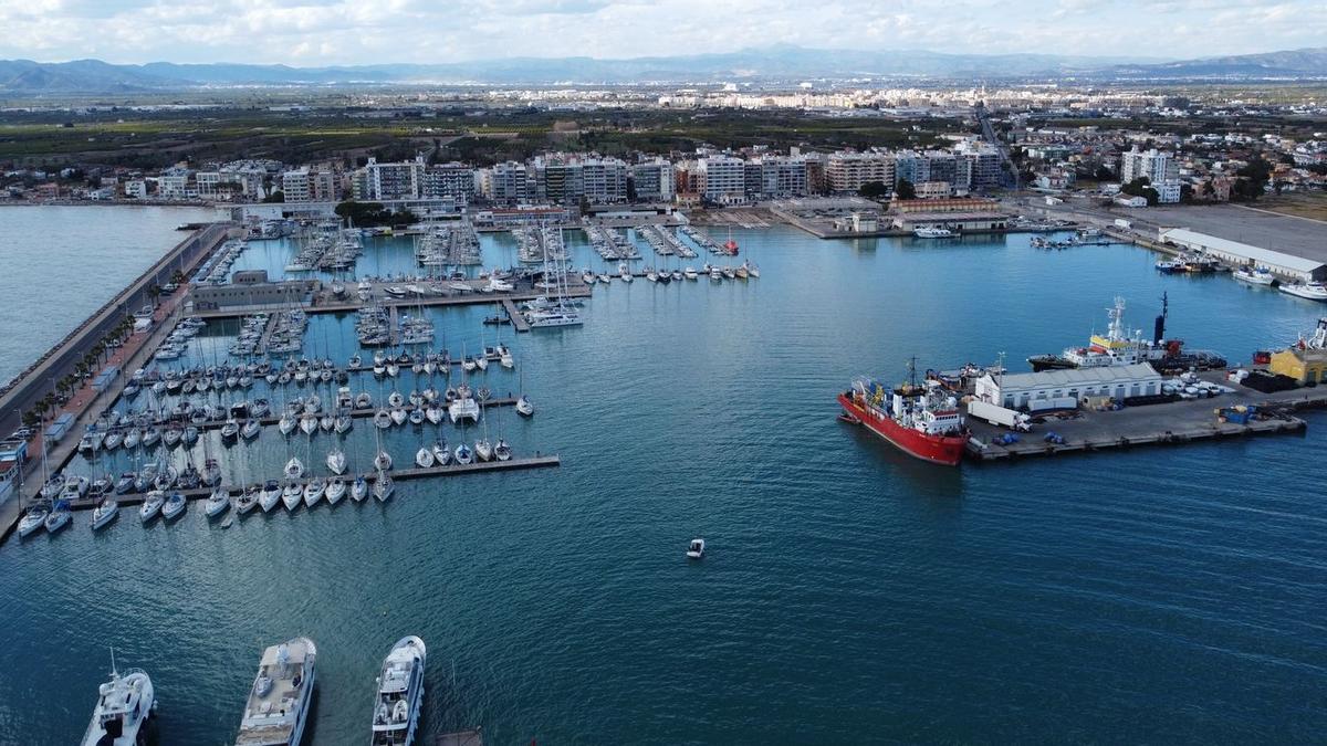 Imagen del puerto de Burriana que se pretende modernizar y hacerlo más sostenible.