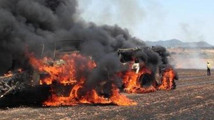 Un foc crema dues hectàrees a Sant Fruitós de Bages