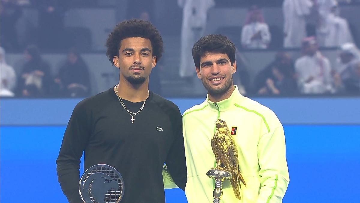 Alcaraz y Fils después de la final