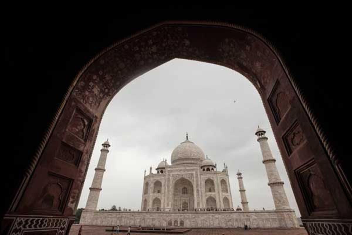 Taj Mahal, en Agra (India).