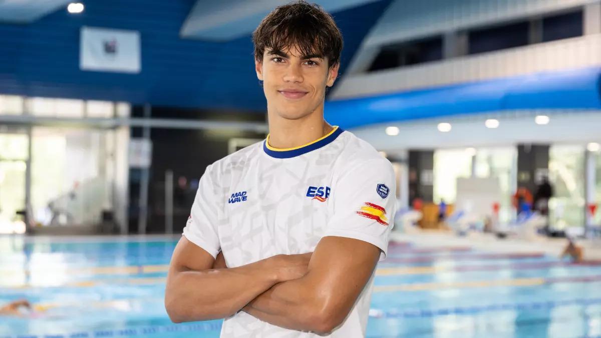 El nadador catalán Luca Hoek.