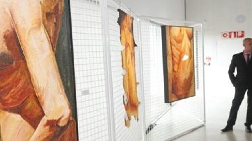 La exposición del artista Ramón Juan se puede ver en el auditorio El Batel.
