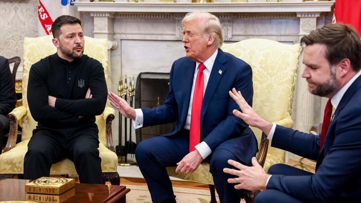 Trump rompe con Zelenski tras una fuerte bronca en público: "Estás jugando con la Tercera Guerra Mundial"