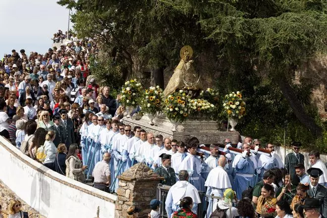 Las imágenes de la salida de la Procesión de Bajada de la Virgen de la Montaña