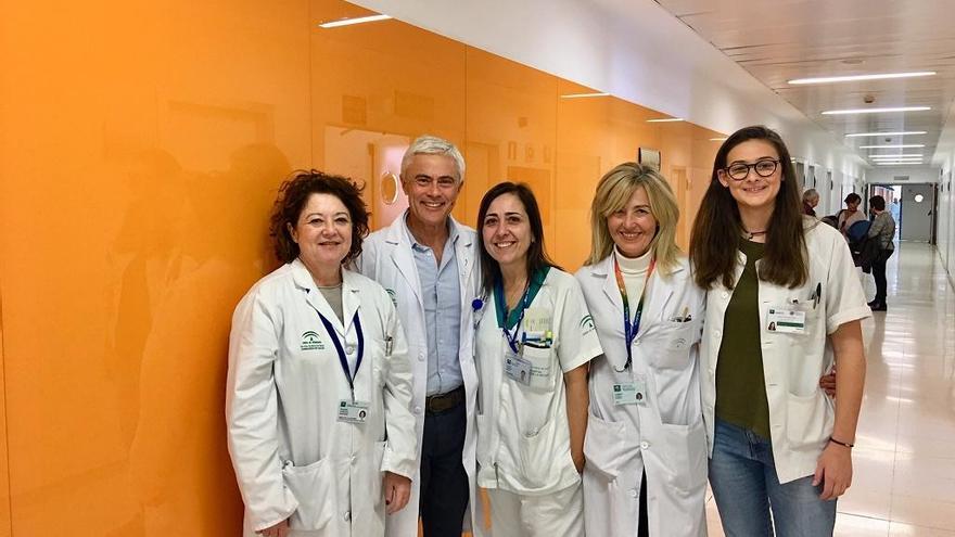 Profesionales de la Unidad de Gestión Clínica de Aparato Locomotor del Hospital Virgen de la Victoria.