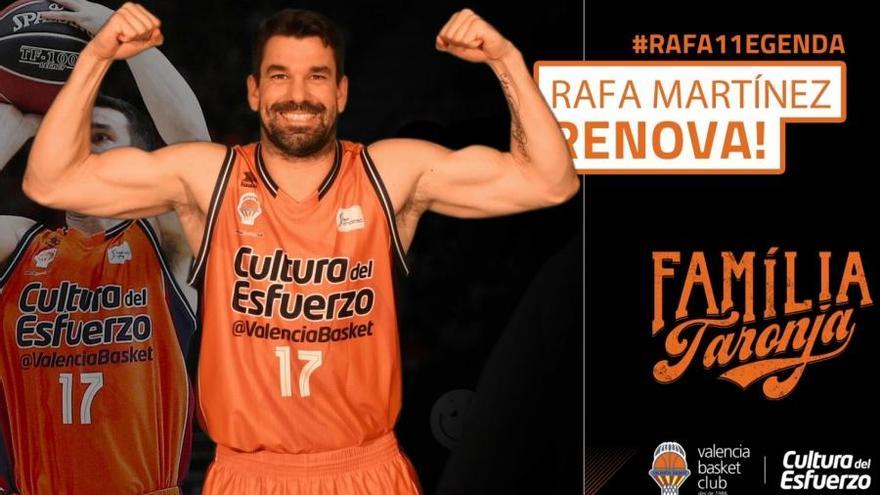 Oficial: El Valencia Basket renueva a Rafa Martínez