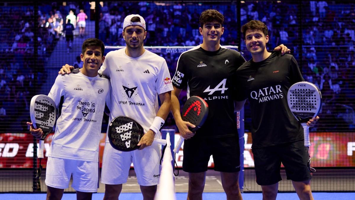 Coello y Tapia, antes de disputar la final del Madrid Premier Padel