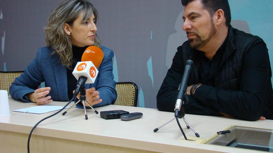 Ivet Castaño i Joan Torres, de Convergència, quan van exposar la proposta de fer un govern d&#039;unitat al Consell, el gener passat