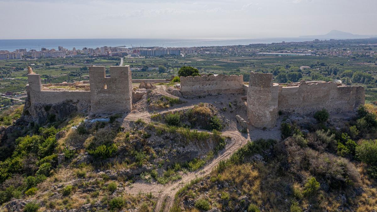 El Castell de Bairén de Gandia.