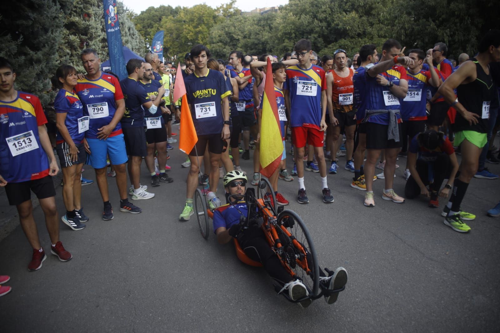 Zaragoza se vuelca con la carrera de la Policía Nacional contra el maltrato