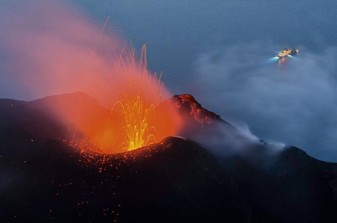 Erupción del Stromboli