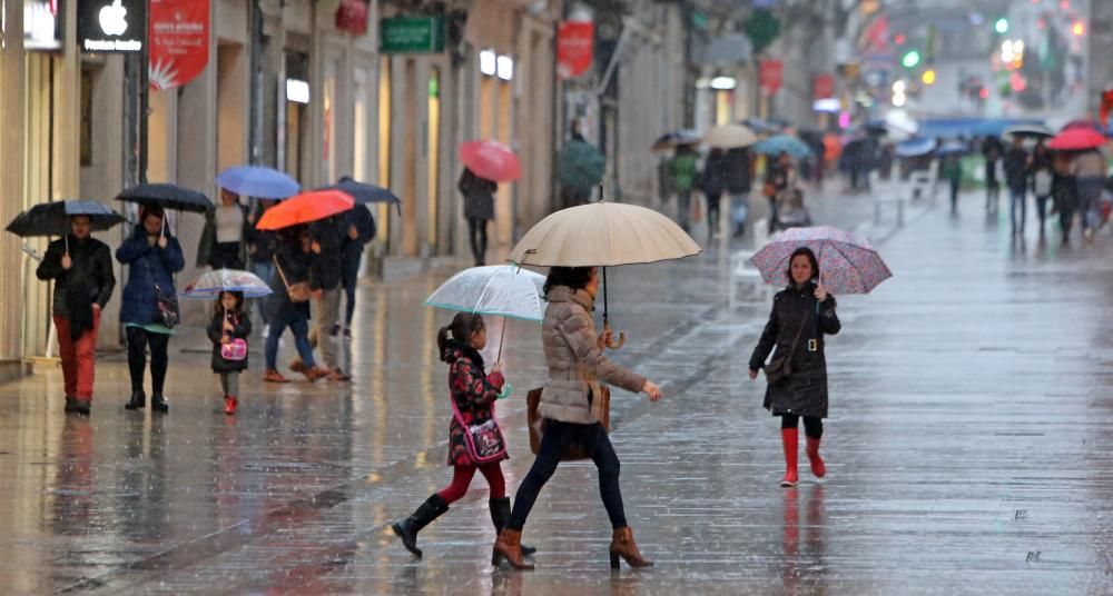 Pontevedra estará en alerta amarilla y Meteogalicia informa que las precipitaciones más fuertes tendrán lugar por la noche y de madrugada