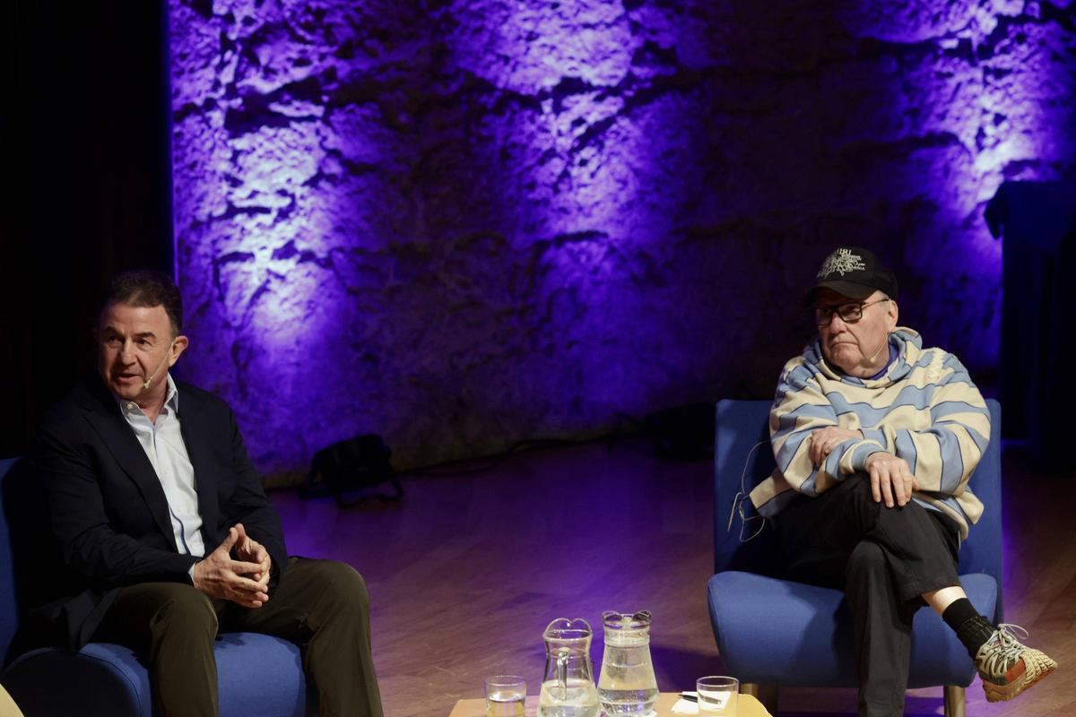 Martín Berasategui y Rafael García Santos, el miércoles, en Oviedo.