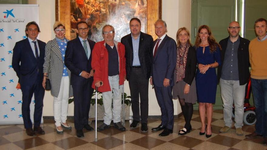 Participants de l&#039;Ajuntament i l&#039;Obra Social &quot;la Caixa&quot;