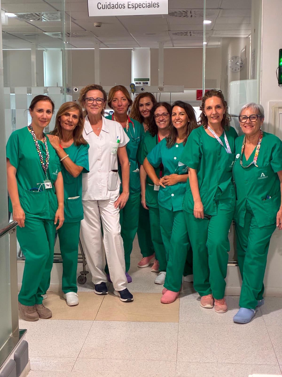 Equipo de Neonatología del Hospital Reina Sofía.