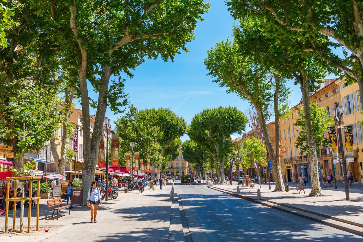 En Aix-en-Provence es la ciudad perfecta para pasear si prisa.