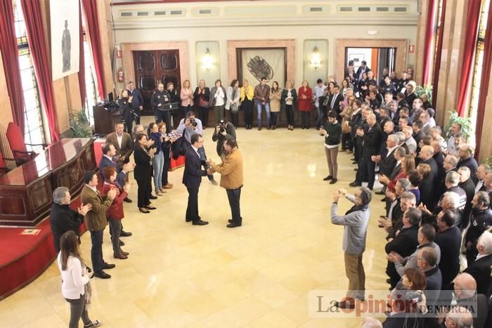 Homenaje a los policías locales jubilados en Murcia