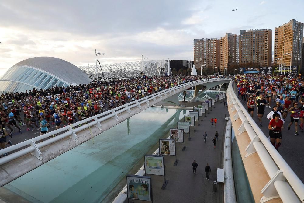 Las mejores imágenes del Maratón Valencia 2019