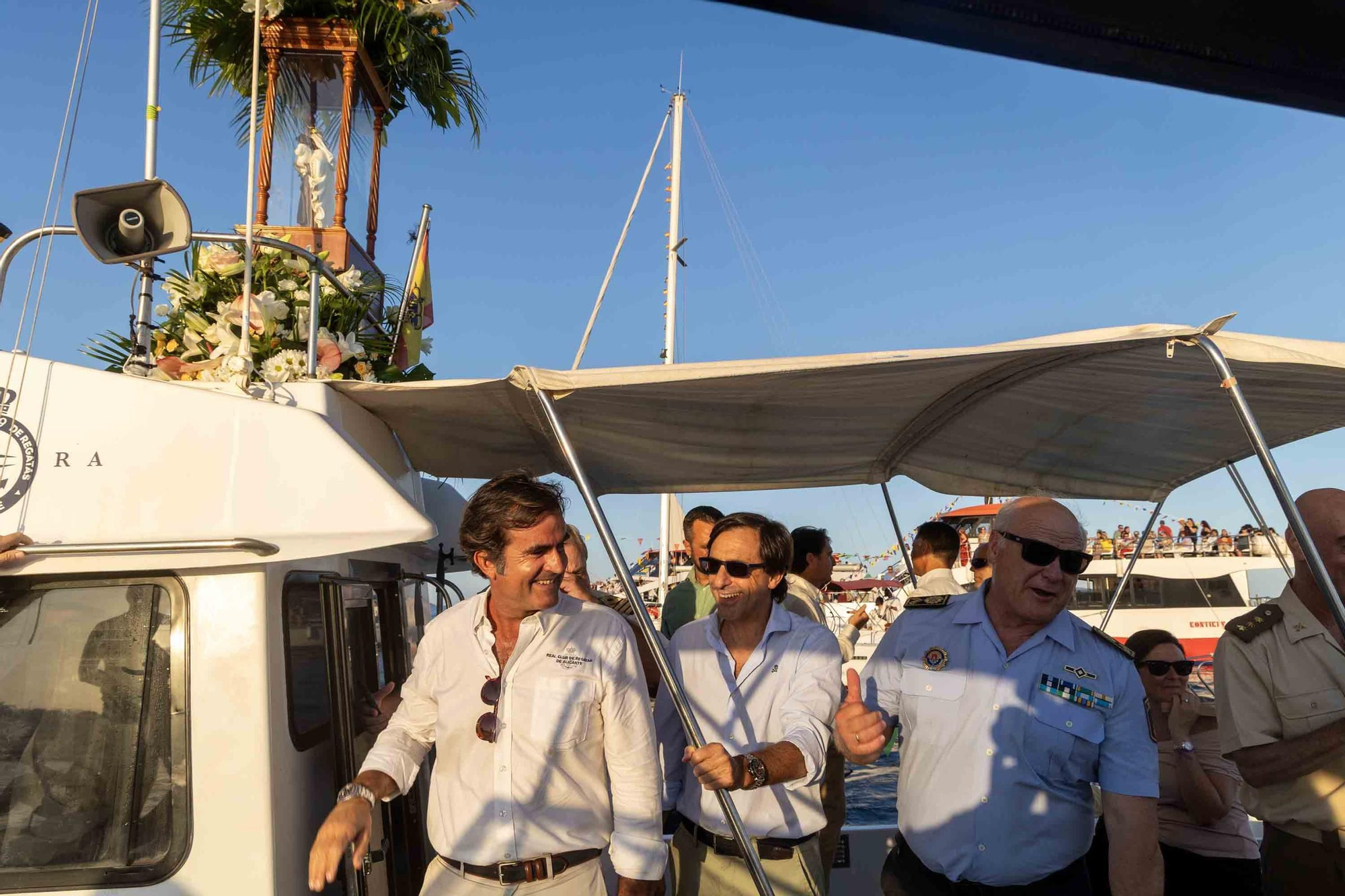 El Real Club de Regatas de Alicante rinde homenaje a la Virgen del Carmen, patrona de los marineros