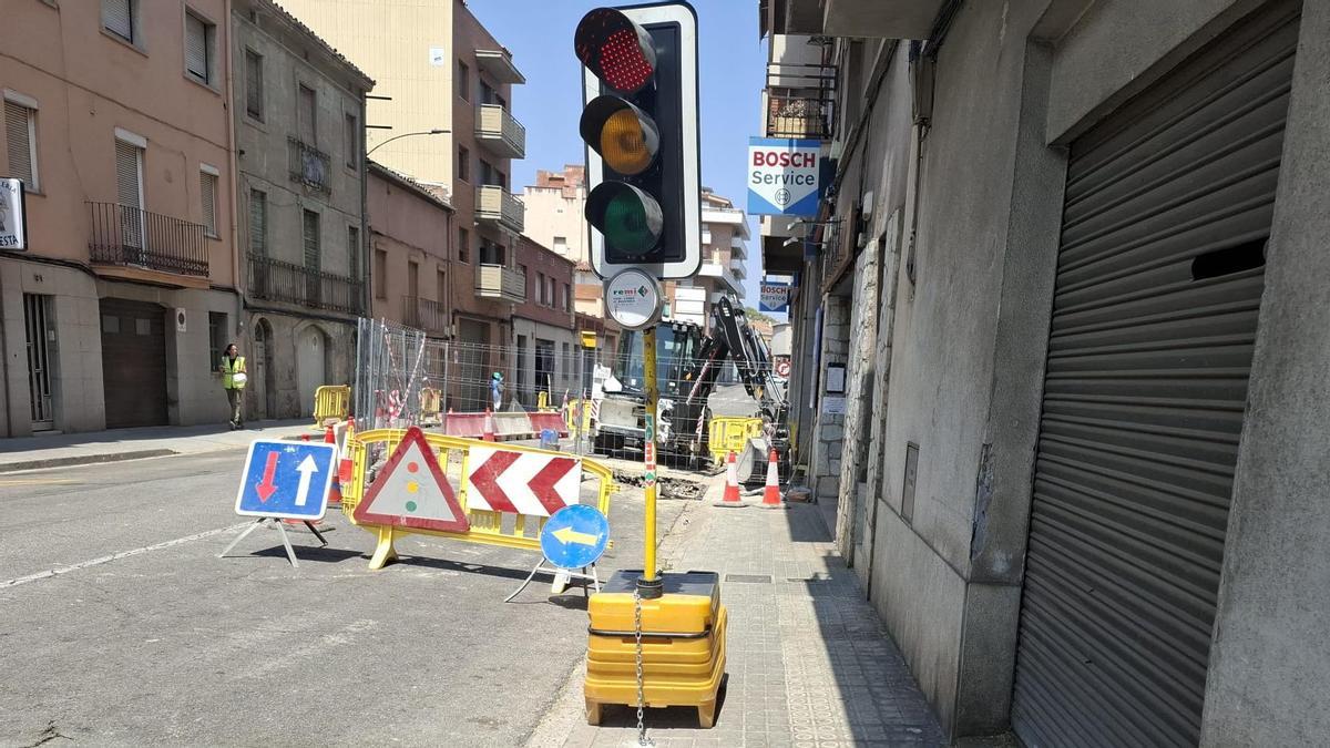 Imatge de les obres que es porten a terme