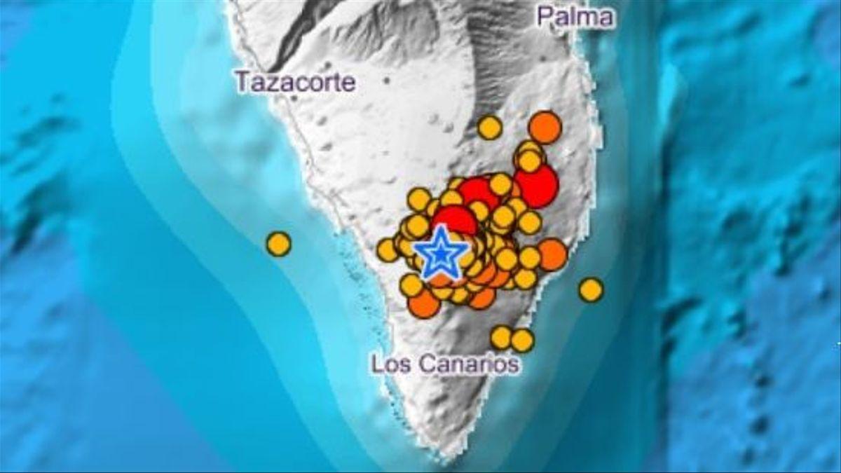 Registrados más 60 sismos en La Palma.