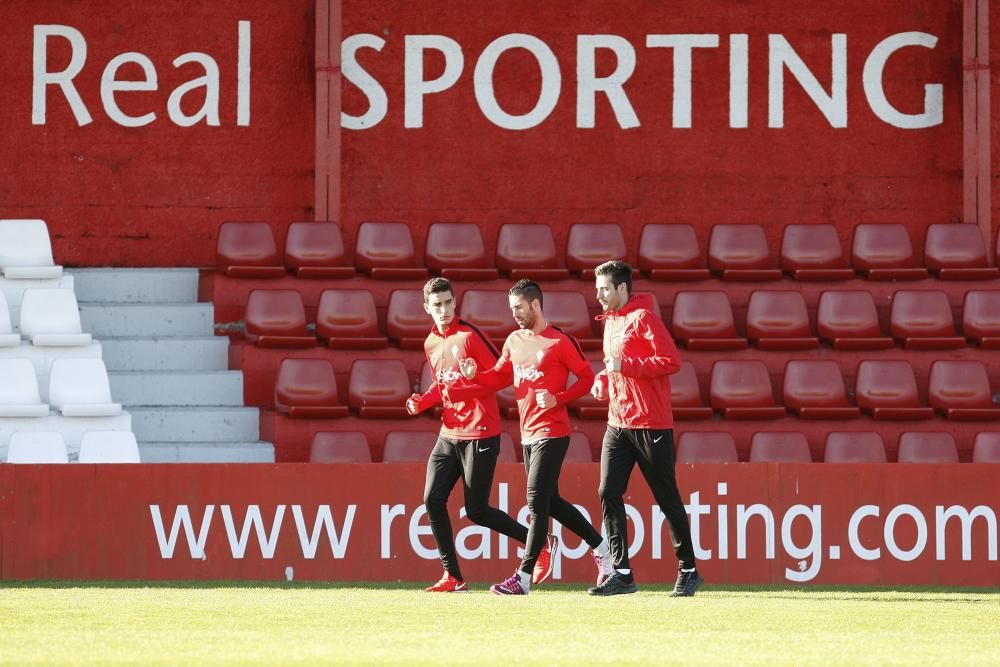 Entrenamiento del Sporting