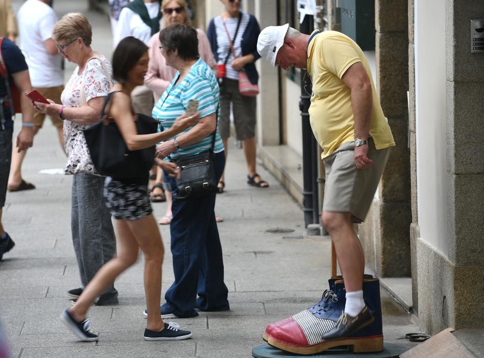 9.000 cruceristas desembarcan en A Coruña