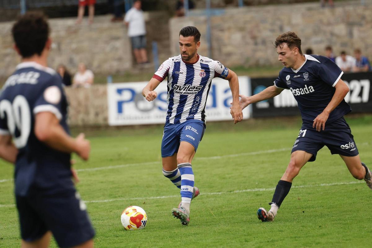 Natalio, durante un partido de pretemporada
