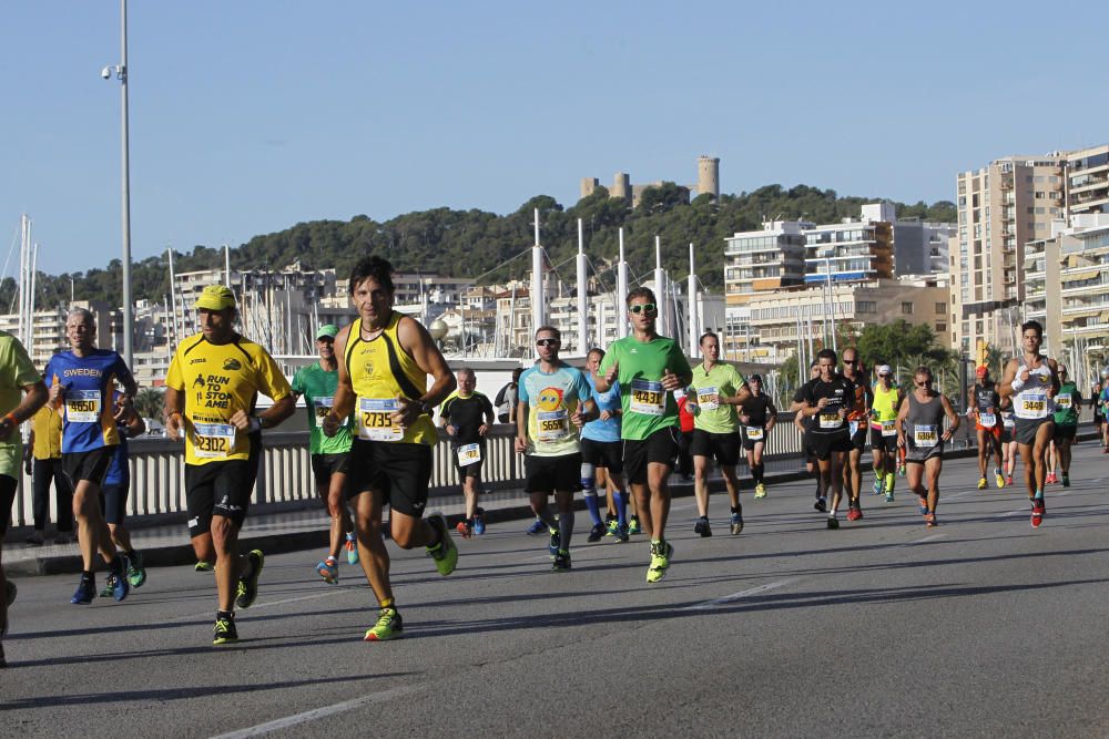 Unos 10.000 participantes en la Palma Marathon