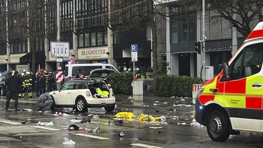 La Policía investiga como &quot;probable ataque terrorista&quot; el atropello múltiple en Múnich con 28 heridos