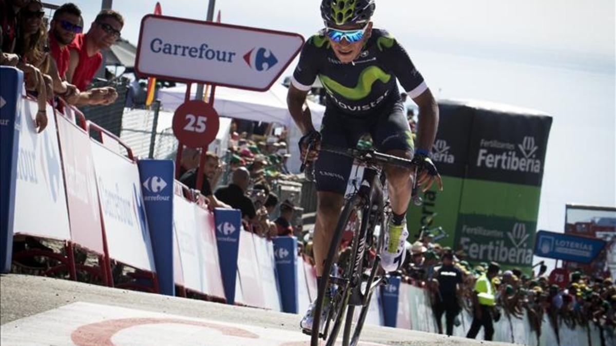 Nairo Quintana quiere pensar ya en la llegada de la alta montaña a la Vuelta