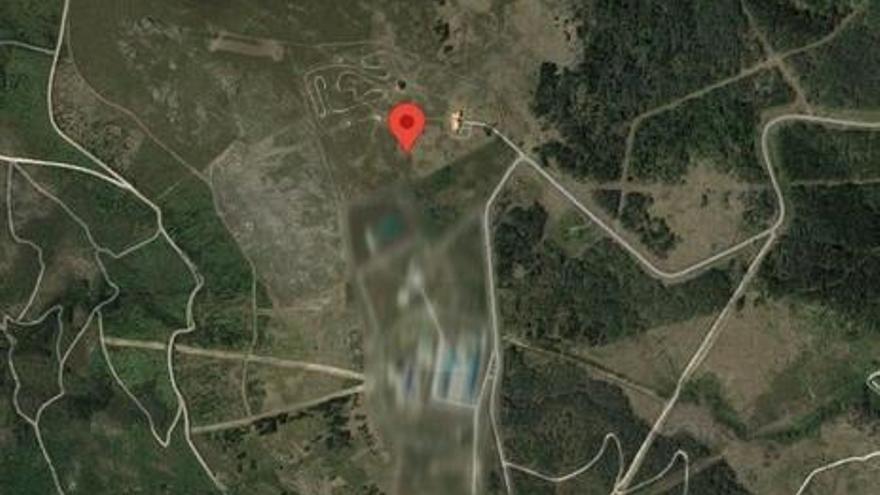 Vista en Google Maps de la EVA 10, totalmente pixelada