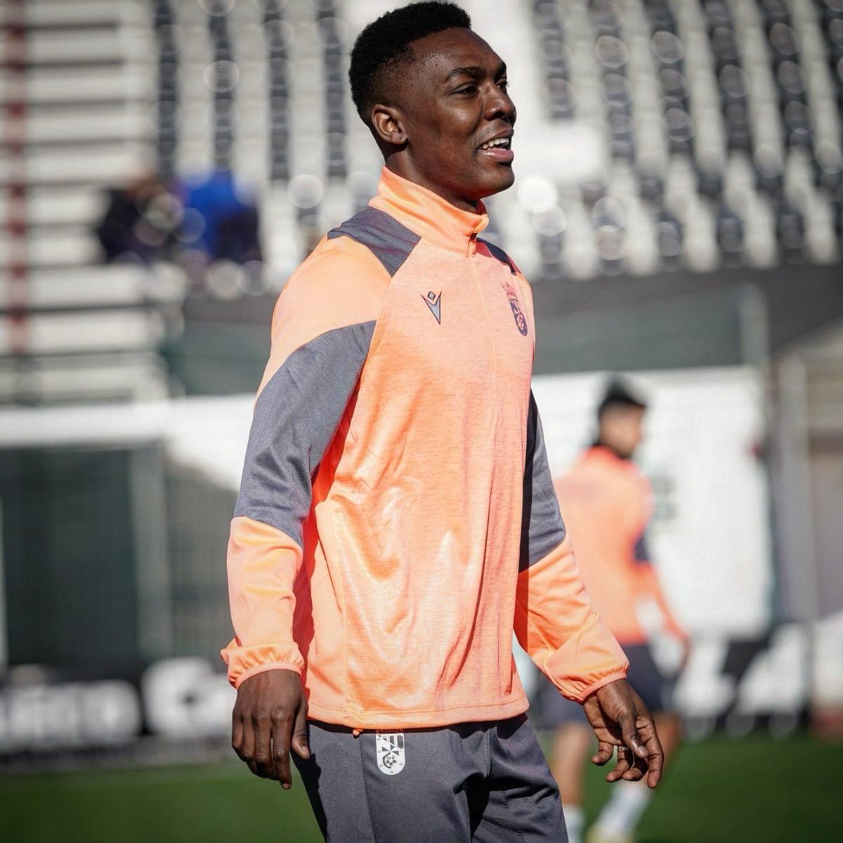 Koné, con el Ceuta.