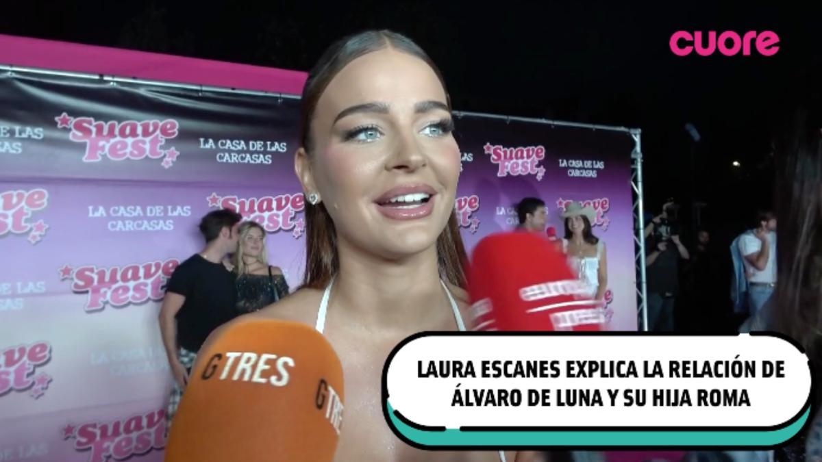 Laura Escanes explica la relación de Álvaro de Luna y su hija, Roma