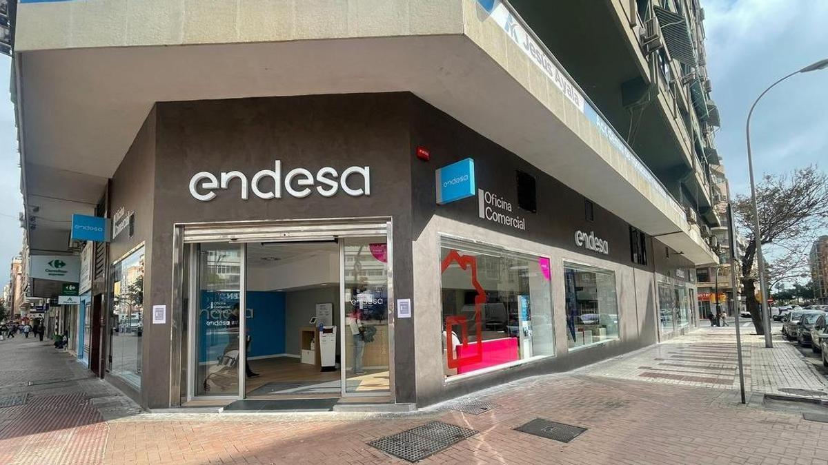 Foto de una oficina comercial de Endesa en Málaga