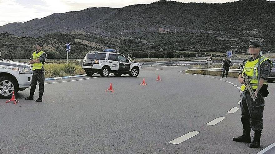 La Guardia Civil pedirá una prueba negativa en la frontera con Francia